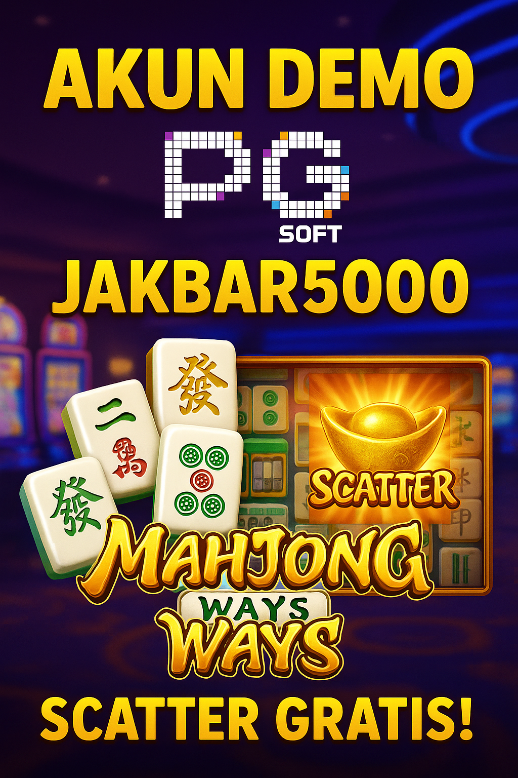 Akun Demo Pg Soft di Jakbar5000 Mahjongs Ways Scatter Gratis